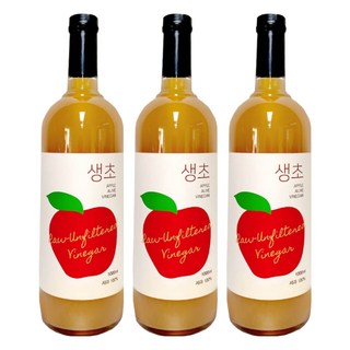 생생초 생초 사과 음용식초, 1L, 3개