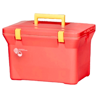 Livewell 繽紛色系 保冷保溫冰箱 日本製造, 橘色, 15L