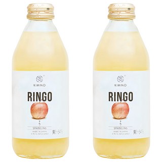 Kimino 青森蘋果氣泡果汁飲, 250ml, 2個