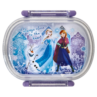 Skater 銀離子橢圓形雙扣便當盒 148 x 123 x 56mm 360ml, 藍色 + 紫色, 1個