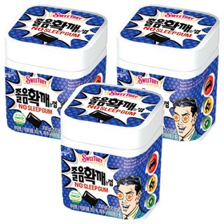 sweetory 瓜拿納提神口香糖, 108g, 3罐