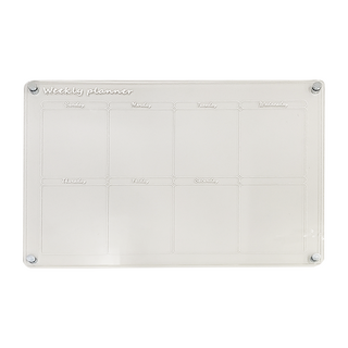 磁吸記事板 每周板 壓克力+磁鐵, 40 x 30cm, 1個