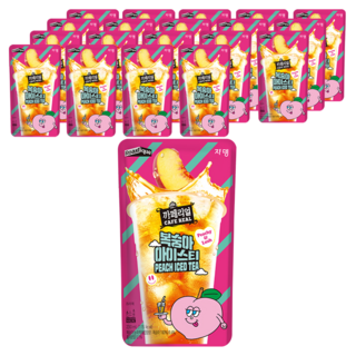 CAFE REAL 水蜜桃冰茶, 230ml, 20個