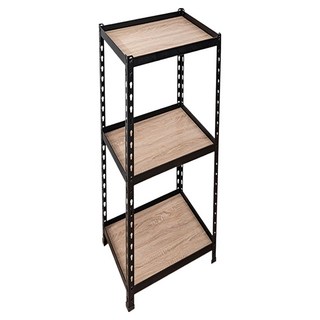BUYER HOUSE 拜爾家居 免螺絲角鋼架, 3層, 黑色