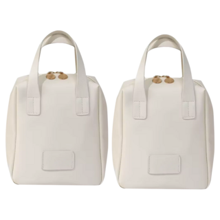 小麥購物 貝殼手提化妝包 L433, 2個, 米色