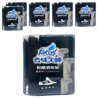 farcent 花仙子 去味大師 鞋櫃消臭易 備長炭 2個, 120g, 6組