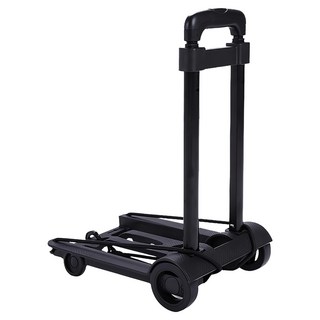 輕便型拉桿車 黑色 ABS+鋼管材質, 1個