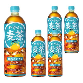 爽健美茶 本格麥香麥茶, 650ml, 5個