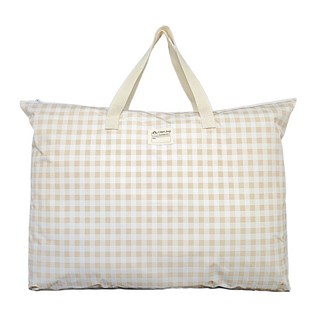 클린유니폼 방수 낮잠이불 가방, 8베이지 체크