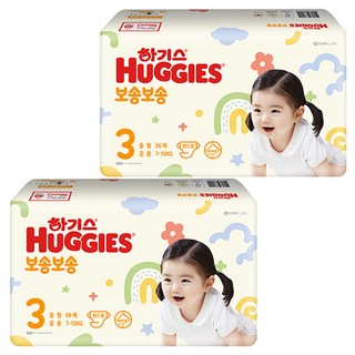 하기스 보송보송 밴드형 기저귀 남여공용, 3단계, 112매