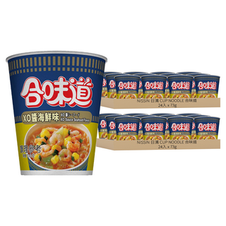 NISSIN 日清 CUP NOODLE 合味道 XO醬海鮮味杯麵, 48入