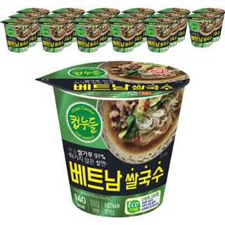 OTTOGI 不倒翁 碗裝越南米線, 47g, 18入