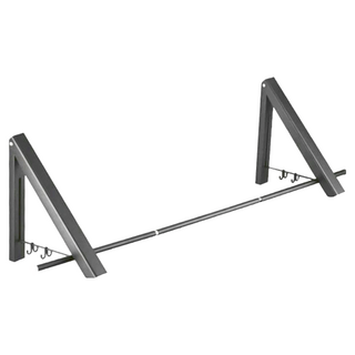 隱形折疊曬衣架 05, 磨砂黑