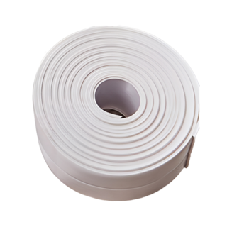 防水防黴貼 320cm 捲 (防水膠帶/美縫貼/防黴膠帶/矽利康膠帶/美縫條/縫隙貼/防霉貼) 白色, 1個