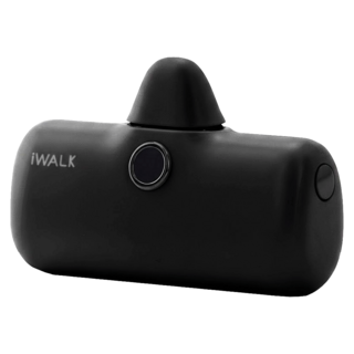 Iwalk Battery 口袋充電寶Pro 18W快速充電 99g超輕量 LCD螢幕顯示, DBL5000PL, 黑色