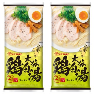 MARUTAI 丸太 大分雞白湯拉麵 2人份 186g, 2包