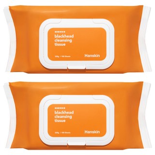 Hanskin 去除黑頭卸妝棉, 100片, 2包