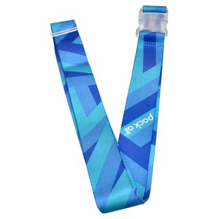 pack all 行李綁帶, 高強度PC插扣, 安全不爆裂, 可調節長度, 藍色, 1個, 185cm(含扣扣)