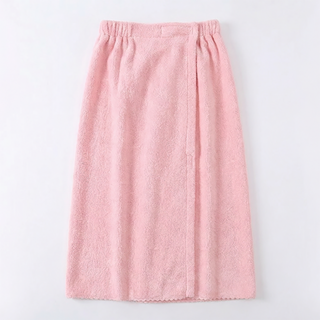 타이탄 여성용 벨크로 샤워가운 FREE, 라이트핑크, 1개