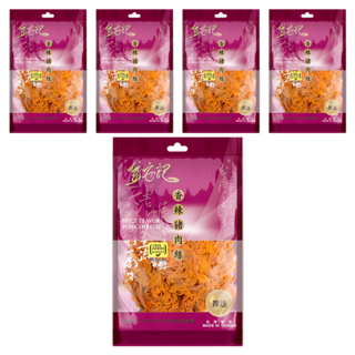 金安記 香辣豬肉絲, 60g, 5包