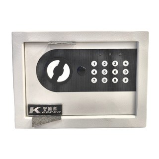 KEEPER SAFE BOX 守護者保險箱 迷你電子密碼收納箱 白色 17AT