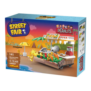 LiNooS 史努比歡樂廣場系列LN8007積木, 多色, 1盒