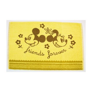 LIFE 來福牌 DISNEY 快樂花園迪士尼浴墊 100%純棉 台灣製, 71 x 46cm, 黃色, 1個