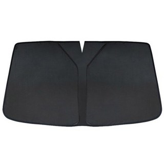 Road Bless 雙層快速收折汽車前擋遮陽簾, 1個, 黑色