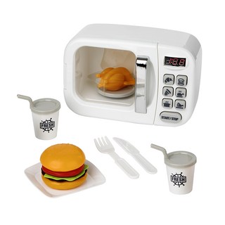 PLAYMAX 可運作的微波爐廚房玩具, 白色