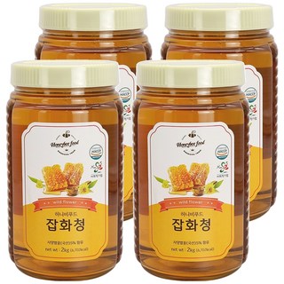 허니비푸드 잡화청, 2kg, 4개