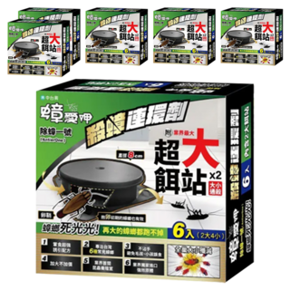 安德生 蟑愛呷除蟑一號 6個, 18g, 6盒