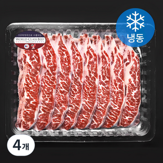 미국산 LA식꽃갈비 (냉동), 1kg, 4개
