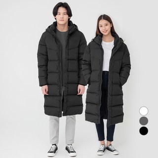 CARET 男女通用 高級鴨絨發熱長版羽絨外套