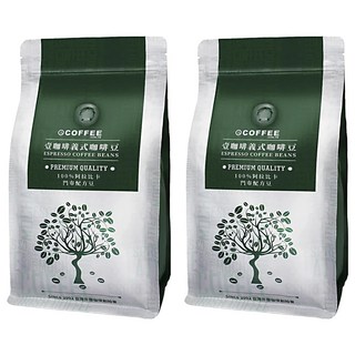eCOFFEE 壹咖啡 義式綜合咖啡豆 100%阿拉比卡豆 經典義式咖啡 香濃不苦 風味絕佳, 咖啡豆(無研磨), 454g, 2包