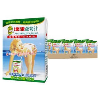 津津 蘆筍汁, 24個, 250ml