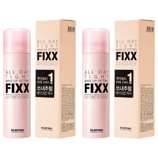 쏘내추럴 파우더포룸 올 데이 타이트 메이크업 세팅 픽서, 100ml, 2개