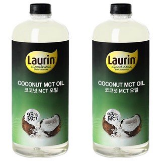 月桂椰子 MCT 油, 946ml, 2個