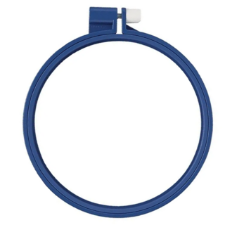 Clover 可樂牌 繽紛刺繡框 ABS樹脂/鋼 日本產, 藍色, 1個