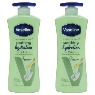 Vaseline 凡士林 乳液 蘆薈精華, 600ml, 2瓶