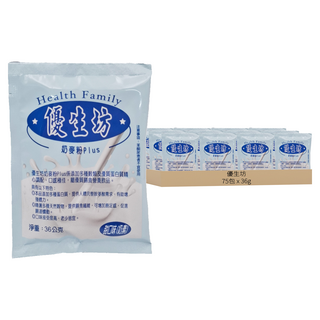 優生坊 奶麥粉 PLUS 甜口味 15包, 36g, 5盒