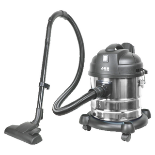 SUPA FINE 勳風 乾濕兩用不銹鋼吸塵器, HHF-K3669, 20公升大容量, 乾吸/濕吸/吹風三合一, 黑色 + 白色