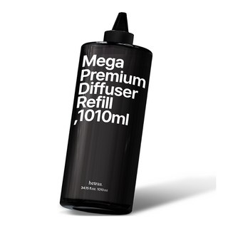 헤트라스 메가 프리미엄 대용량 디퓨저 리필 + 뾰족캡, 호텔우드, 1.01L, 1개