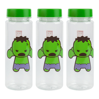 Marvel 漫威 復仇者聯盟 隨行杯 高19cm 寬6.5cm BPA Free, 浩克, 500ml, 3個