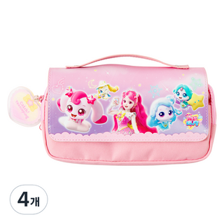 캐치티니핑 5 악세서리 손잡이 필통, 로미앤로열핑, 4개