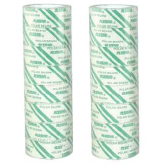 polar bear 北極熊 小OPP膠帶 8入, 透明, 2組