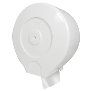 雙手萬能 大型捲筒式衛生紙架-純白 塑膠ABS材質 27公分x28公分x12.3公分 台灣製, 1個