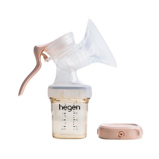 hegen PCTO 優雅輕柔手動擠乳器 BPA FREE, SoftSqround 透明色, 1個