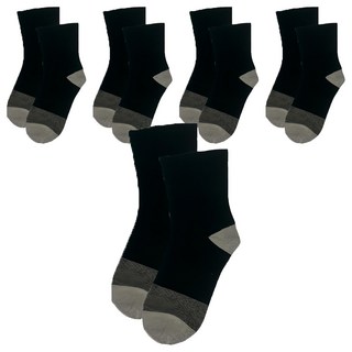 足健美襪品 台製竹炭抑臭短襪 5雙 200細針棉 80%棉+20%彈性纖維