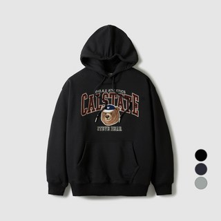 WHO.A.U 中性款Steve校園學院風連帽長袖上衣