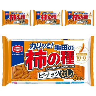 龜田製菓 只有柿種米果, 135g, 4個